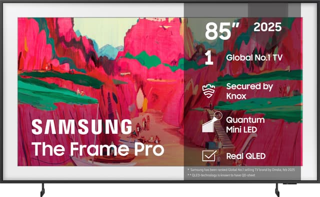Samsung 85” The Frame Pro Neo QLED 4K Edge MiniLED Smart TV (2025)