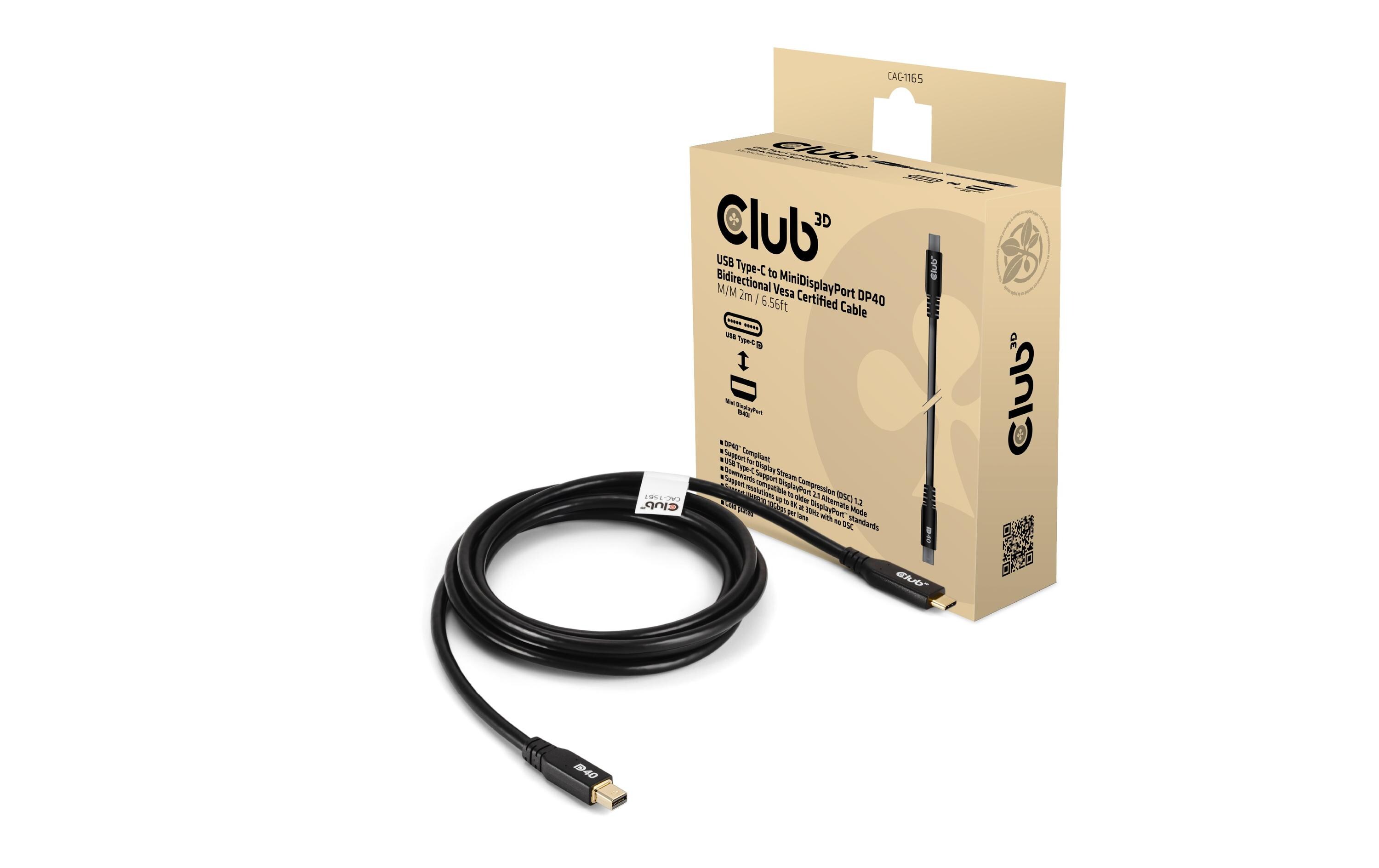 Adapterkabel CAC-1561 USB Type-C - Mini-DisplayPortUSB Typ-C auf MiniDisplayPort
