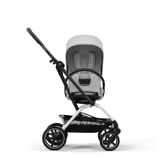 Poussette Eezy S Twist +2    Châssis Silver - Fog Grey        de               CYBEX