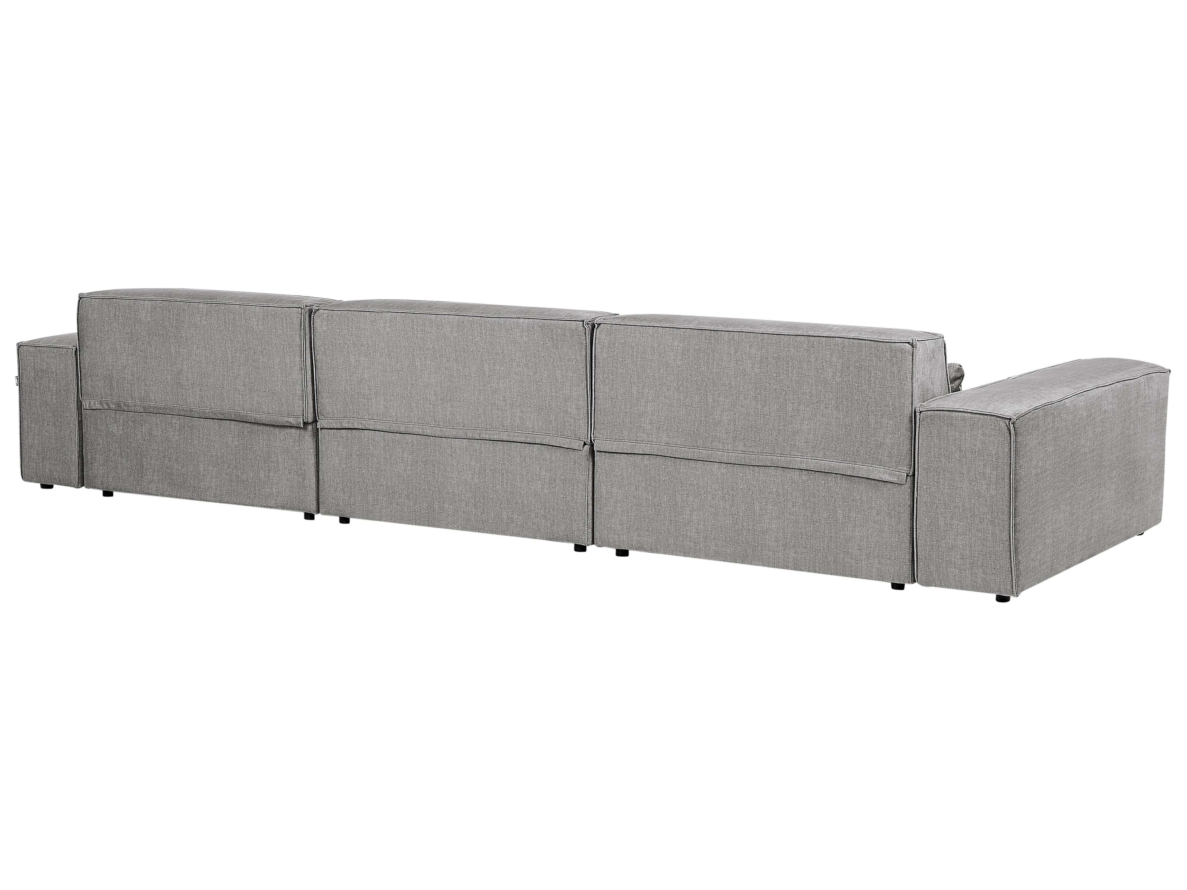 Modulaire bank 3-zits HELLNAR Stof Grijs