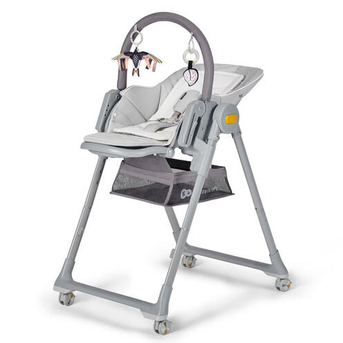 Chaise haute LASTREE Gris - KINDERKRAFT