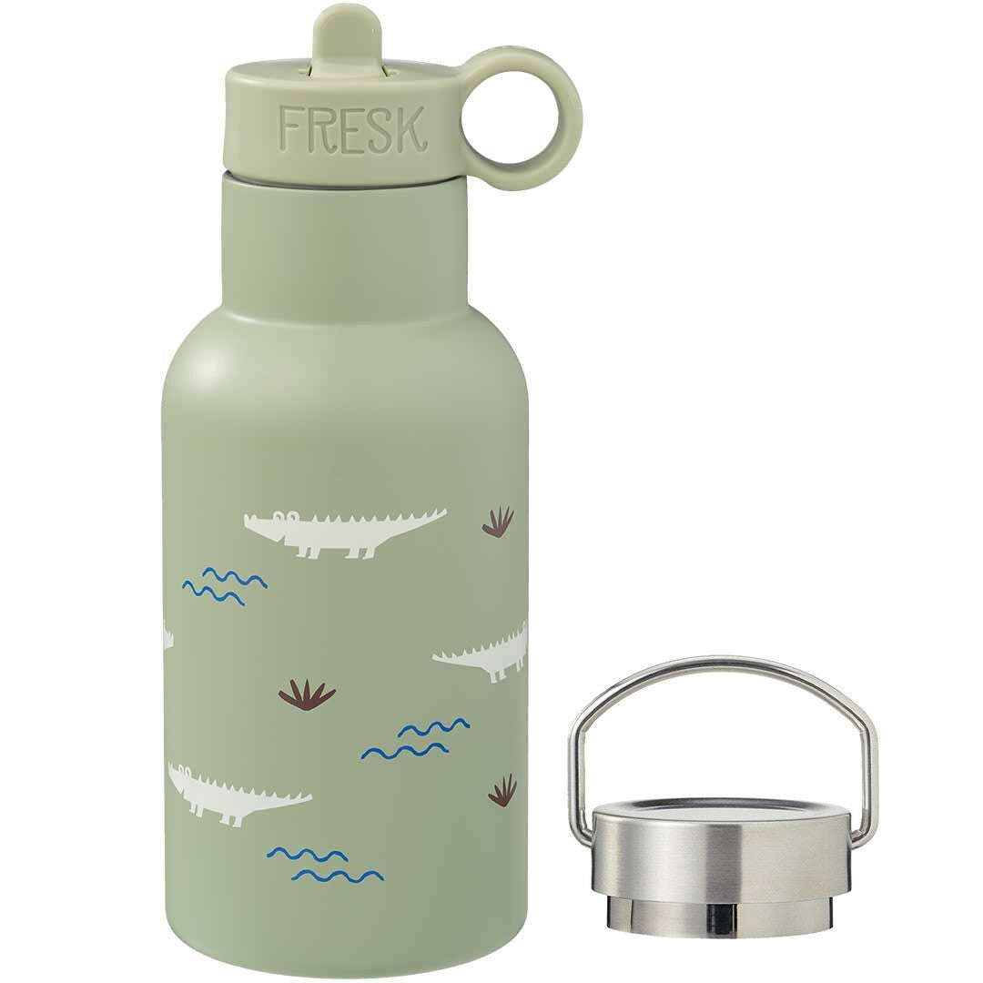 Fresk rvs thermosfles krokodil - 350 ml