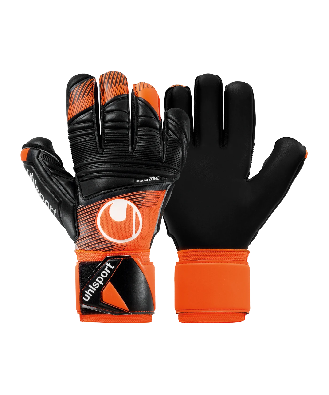 uhlsport Super Resist+ HN TW-Handschuhe Orange Schwarz F01