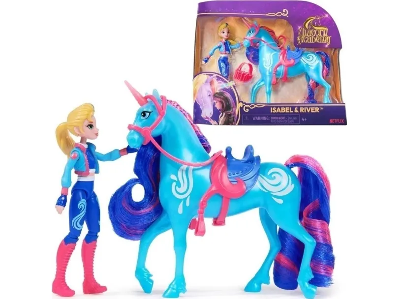 Unicorn Academy Doll & Unicorn - Isabel & River