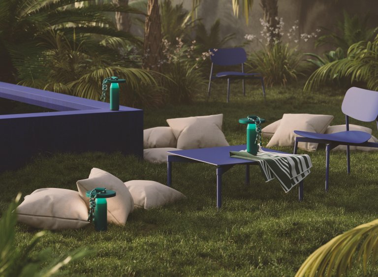 Petite Friture Fromme fauteuil Blue
