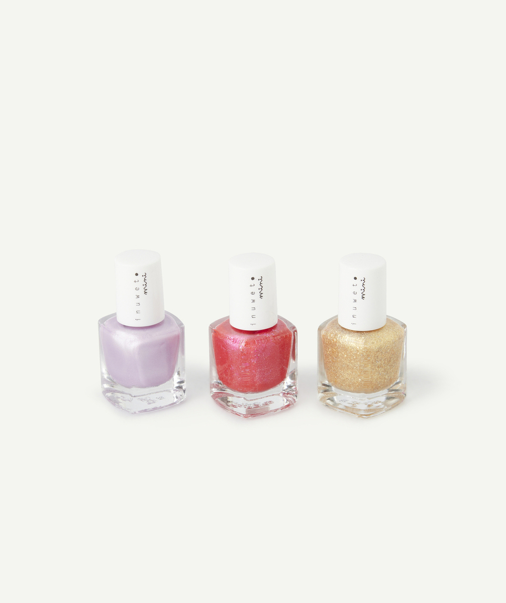INUWETCOFFRET TRIO DE VERNIS À L'EAU RAINBOW VEGAN