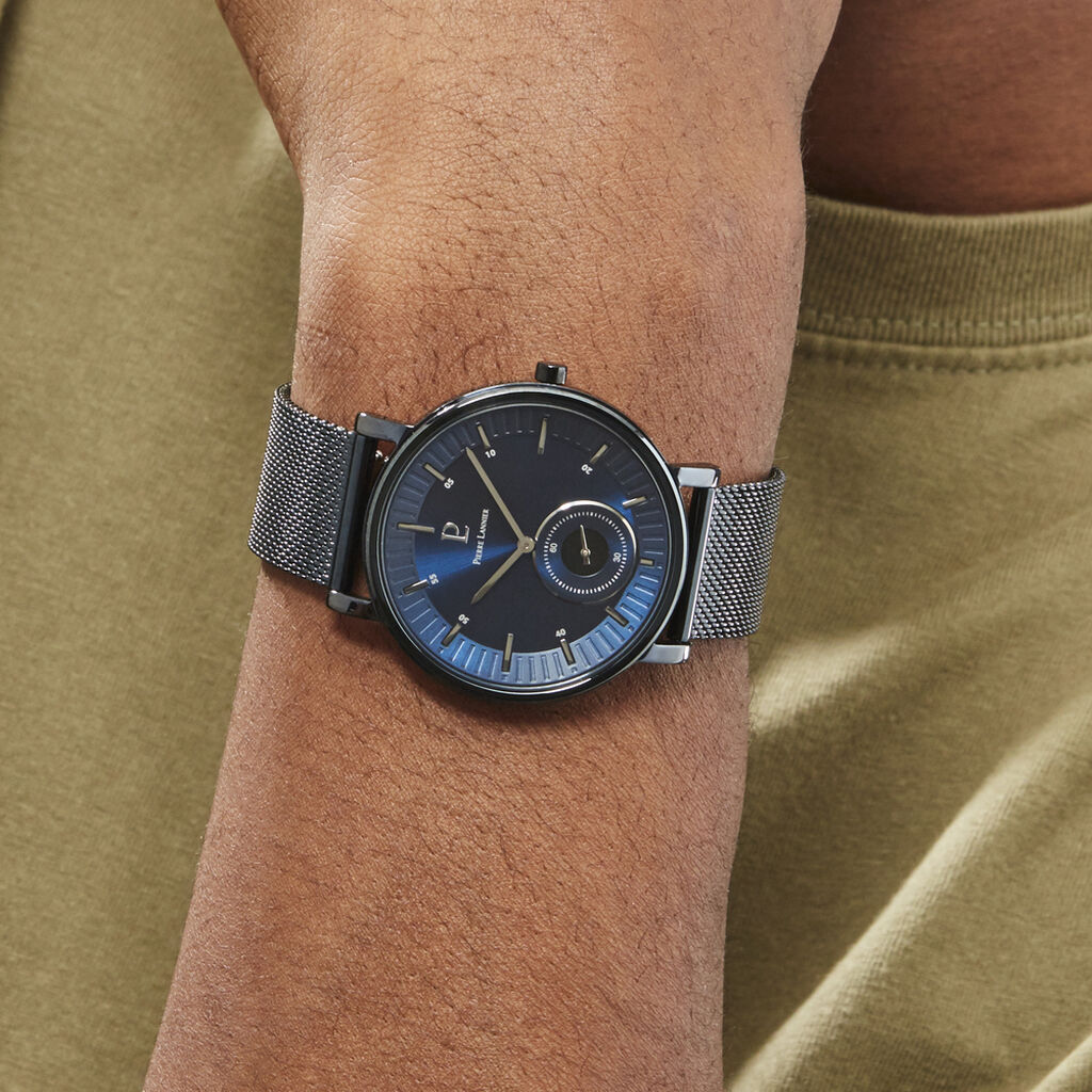 Montre Pierre Lannier Woofer Bleu