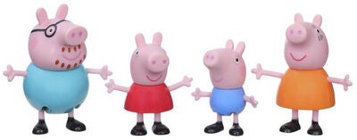 Peppa Gris Figursett 4-Pack Peppas Familie