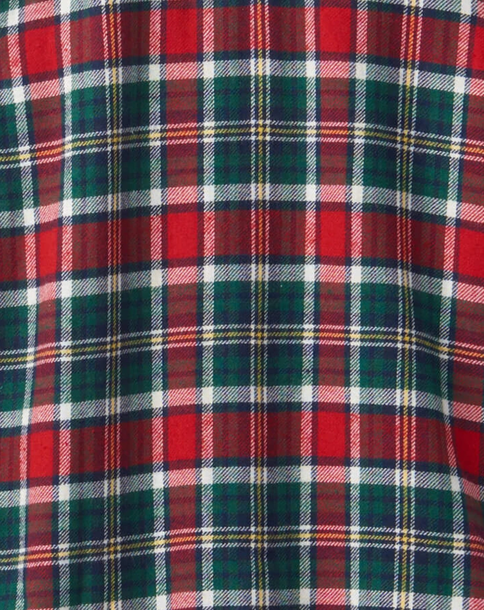 Langarm-Hemd CELEBRATION PLAID in blau/rot