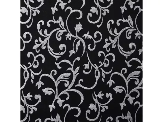 Chaise longue Noir et blanc Tissu