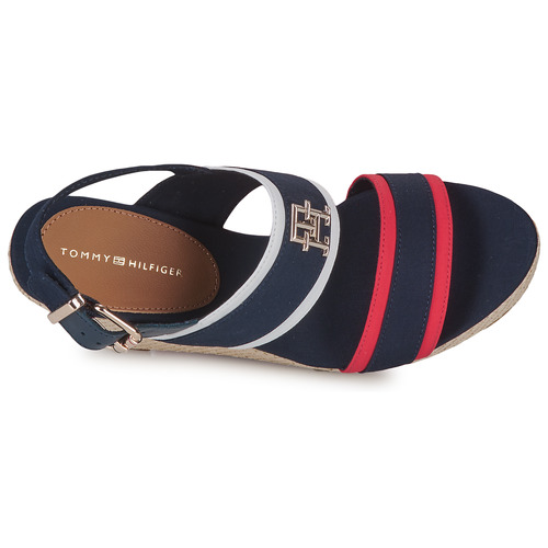 Tommy Hilfiger - RWB FEMININE WEDGE Marino / Blanco / Rojo