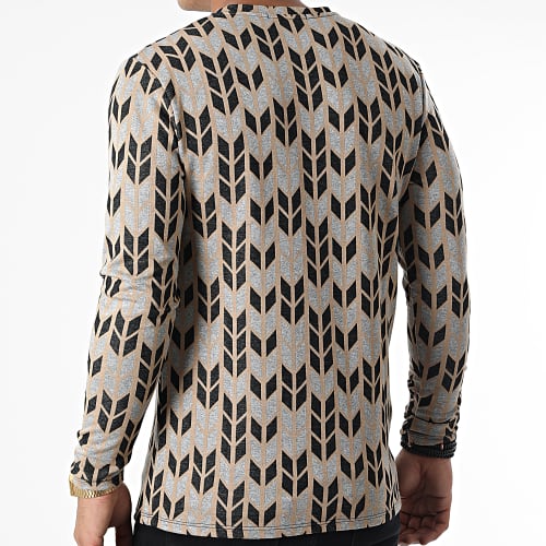 Tee Shirt Manches Longues X Marron