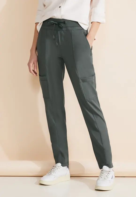 Loose Fit Hose - marshy green
