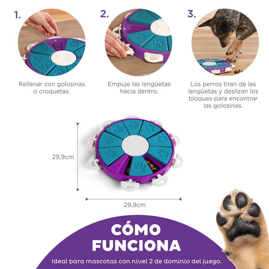 Brinquedo de inteligência Twister da Outward Hound Nina Ottosson para cães