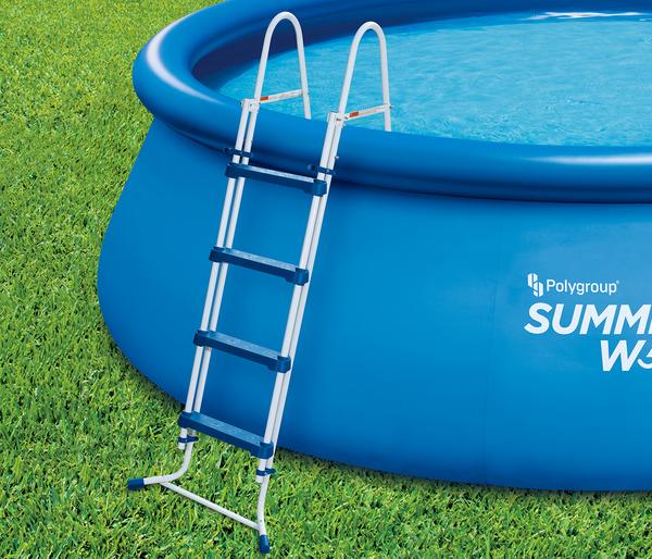 Summer Waves Pool Leiter, Poolhöhe 132 cm