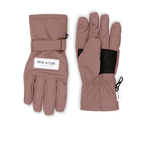 MINI A TURE MATCelio Handsker, Light Plum, 8-10 år