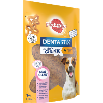 Pedigree Dentastix Chewy Chunx Mini Kip - Gebitsverzorgende Snack - 68 g