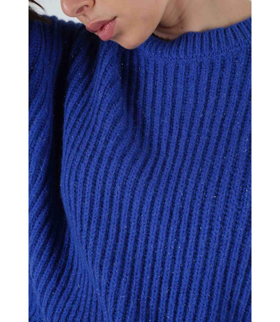 Pull oversize en maille brillante HAPPIA