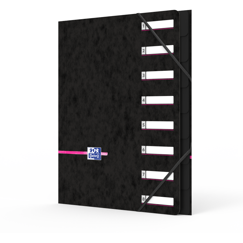 Trieur Agraphe Oxford Etudiant Organiser File A4 8 Positions Assorti