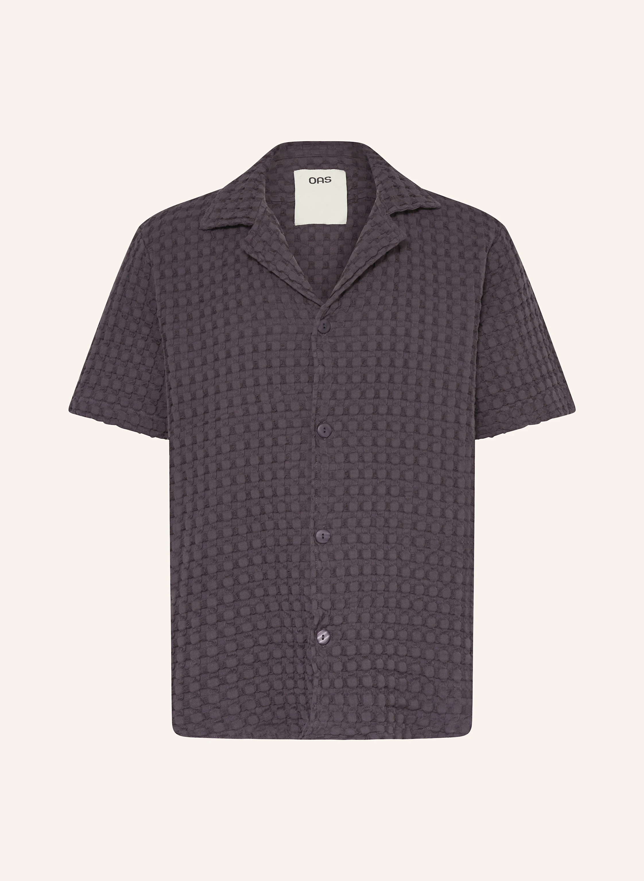 OAS Resorthemd NEARLY BLACK Comfort Fit