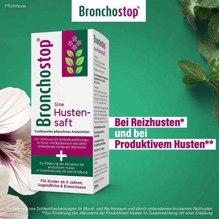 Bronchostop® Sine Hustensaft, 200 ml