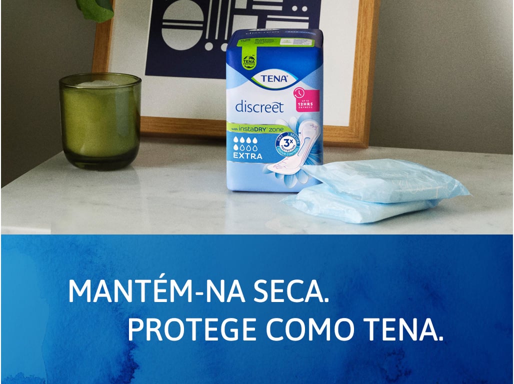 PENSOS INCONTINÊNCIA TENA DISCREET EXTRA 20 UN