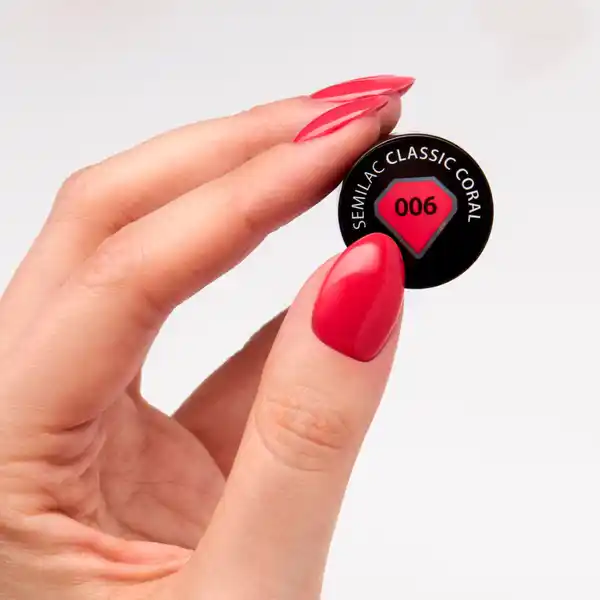 006 UV Nagellack Hybrid Classic Coral