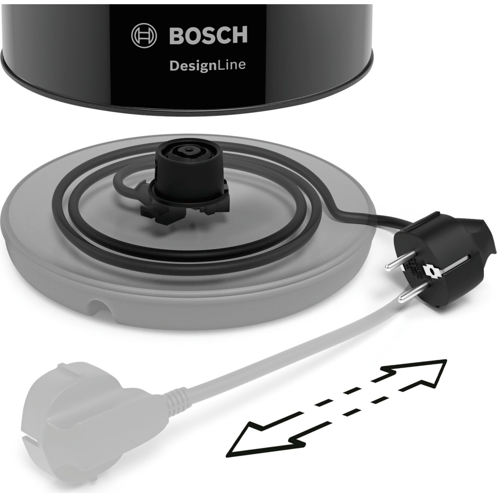 Bosch Wasserkocher Wasserkocher DesignLine TWK3P423