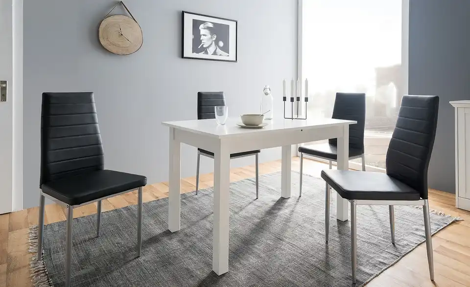 Esstisch in verschiedenen Größen Ben 120x70 cm Weiß