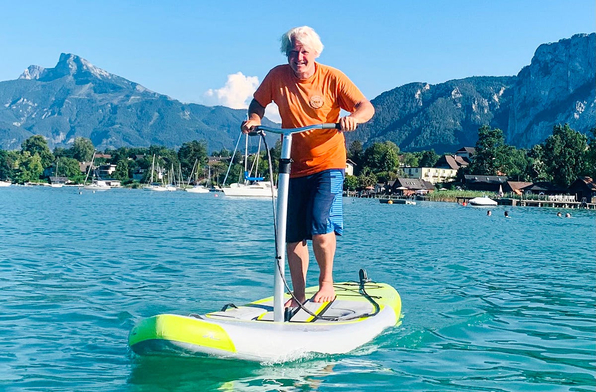Wasserstepper am Neusiedler See - Jochen Schweizer