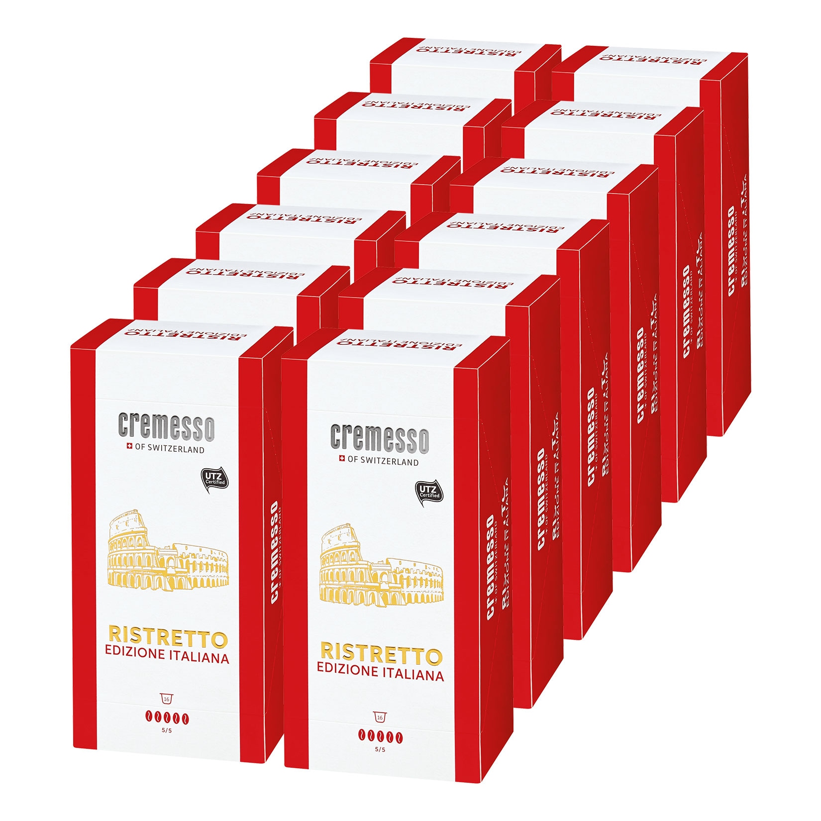 Cremesso Edizione Italiana Ristretto 16 Kapseln 96 g, 12er Pack