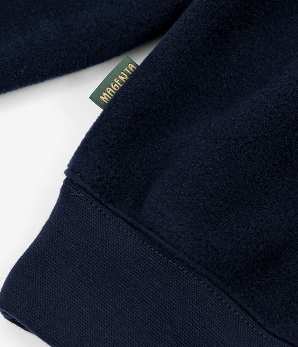 Magenta Script Sweatshirt (navy)