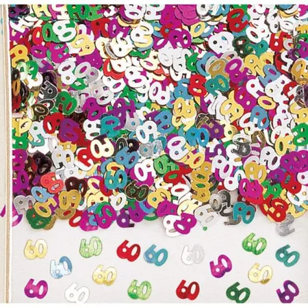 amscan Konfetti Zahl 60, 14 g