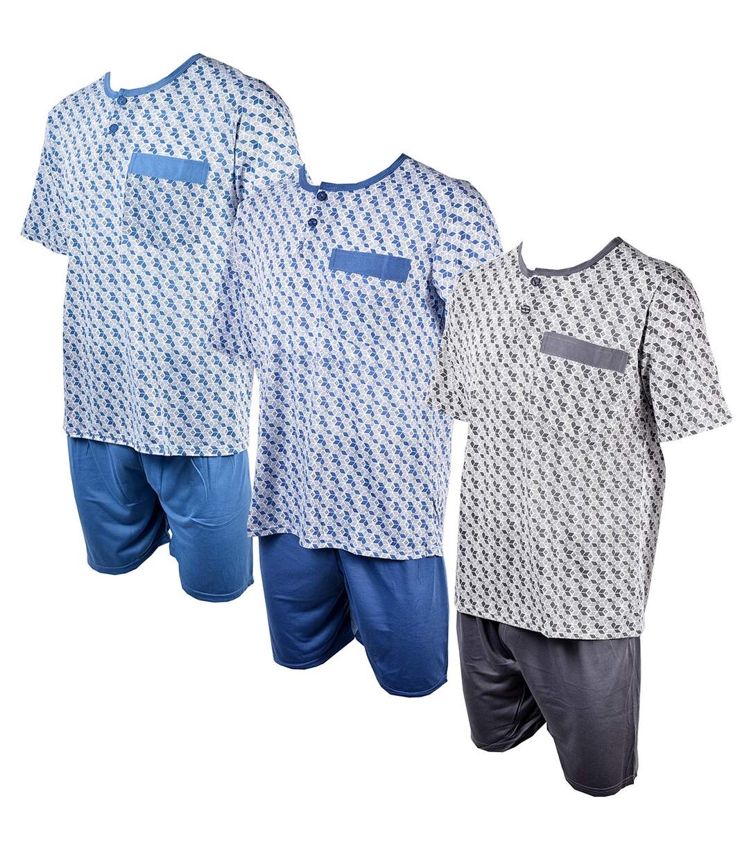 Pyjama Court Homme ECO HOMEWEAR 2946 GRIS