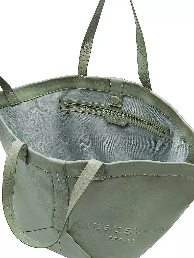 LIEBESKIND BERLIN Ledertasche - Shopper ELVIRA Large hellgrün