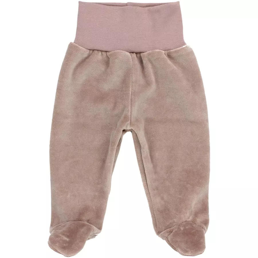 TupTam Mädchen Nicki Baby-Hose mit Fuß 3er Pack beigerosa