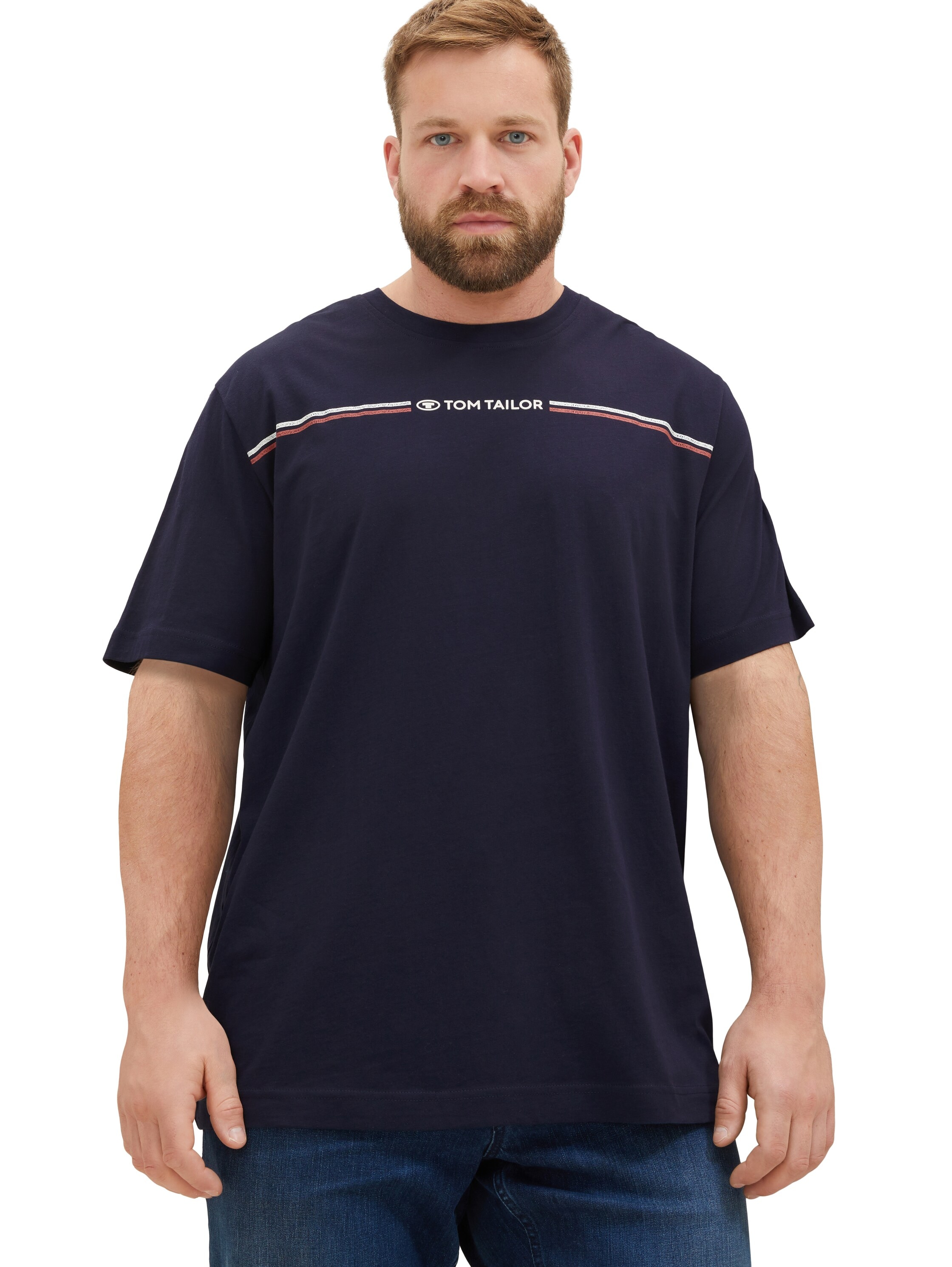 TOM TAILOR PLUS T-Shirt mit Logo-Print