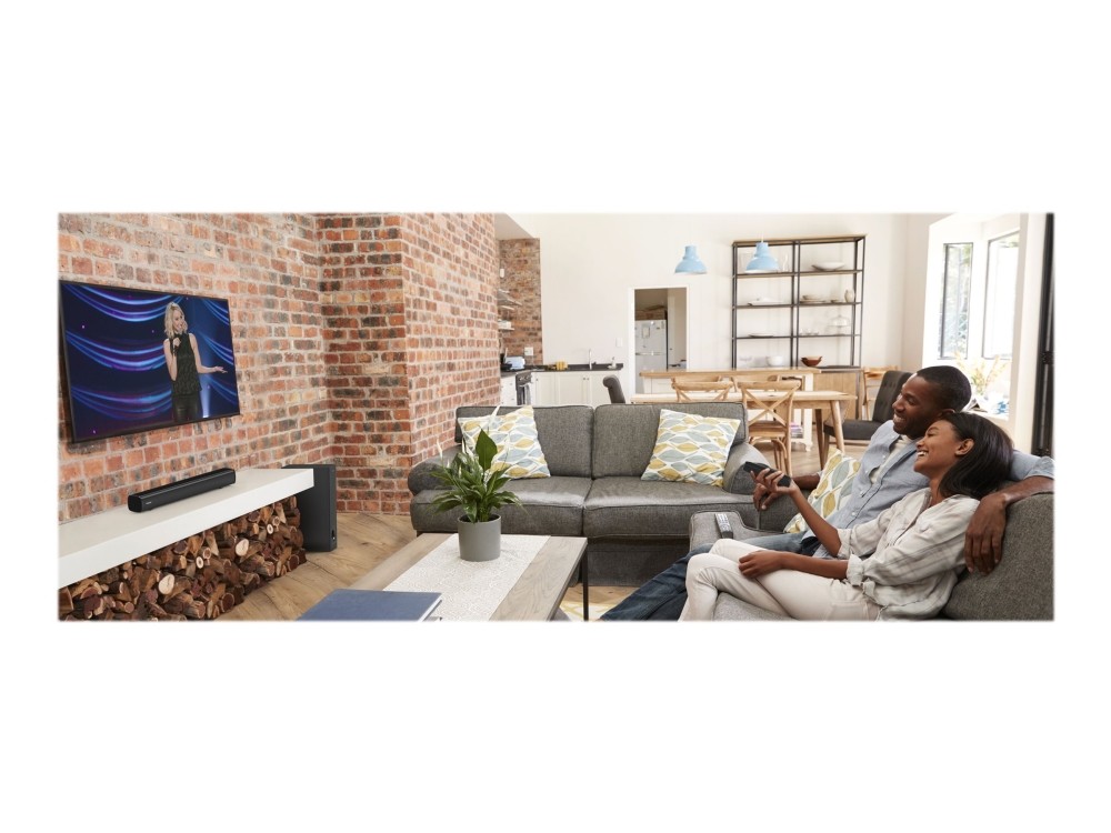 Creative - 2.1 High Performance Under-monitor Soundbar & Subwoofer