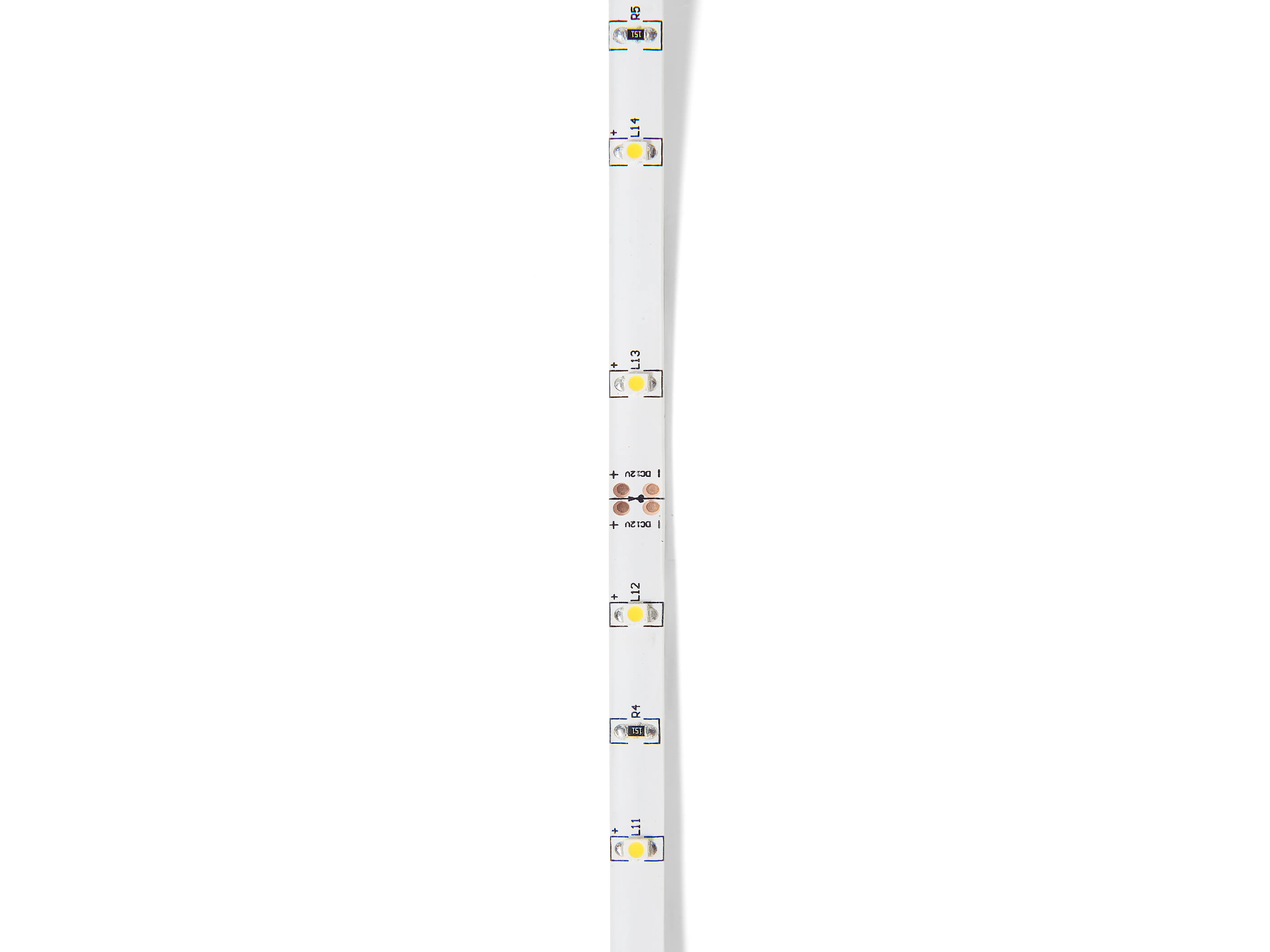 Bed met LED-verlichting ZEN 180 x 200 cm Bruin essenhout