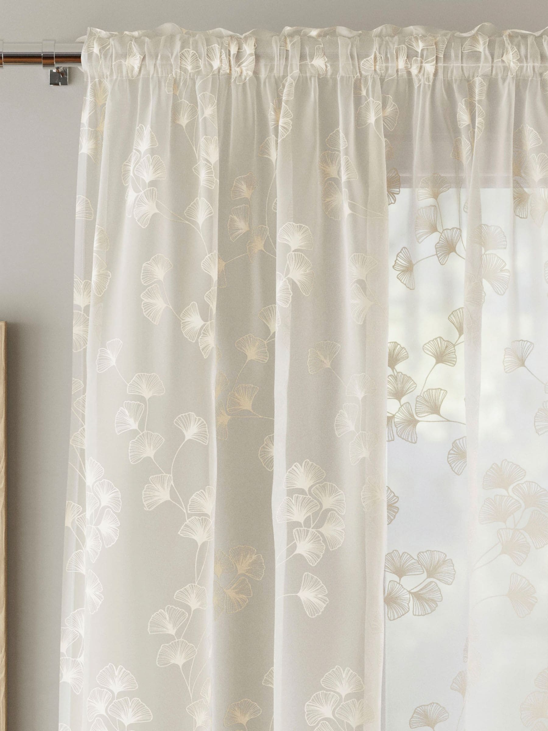 Enhanced Living Willow Pair Of Voile Panels