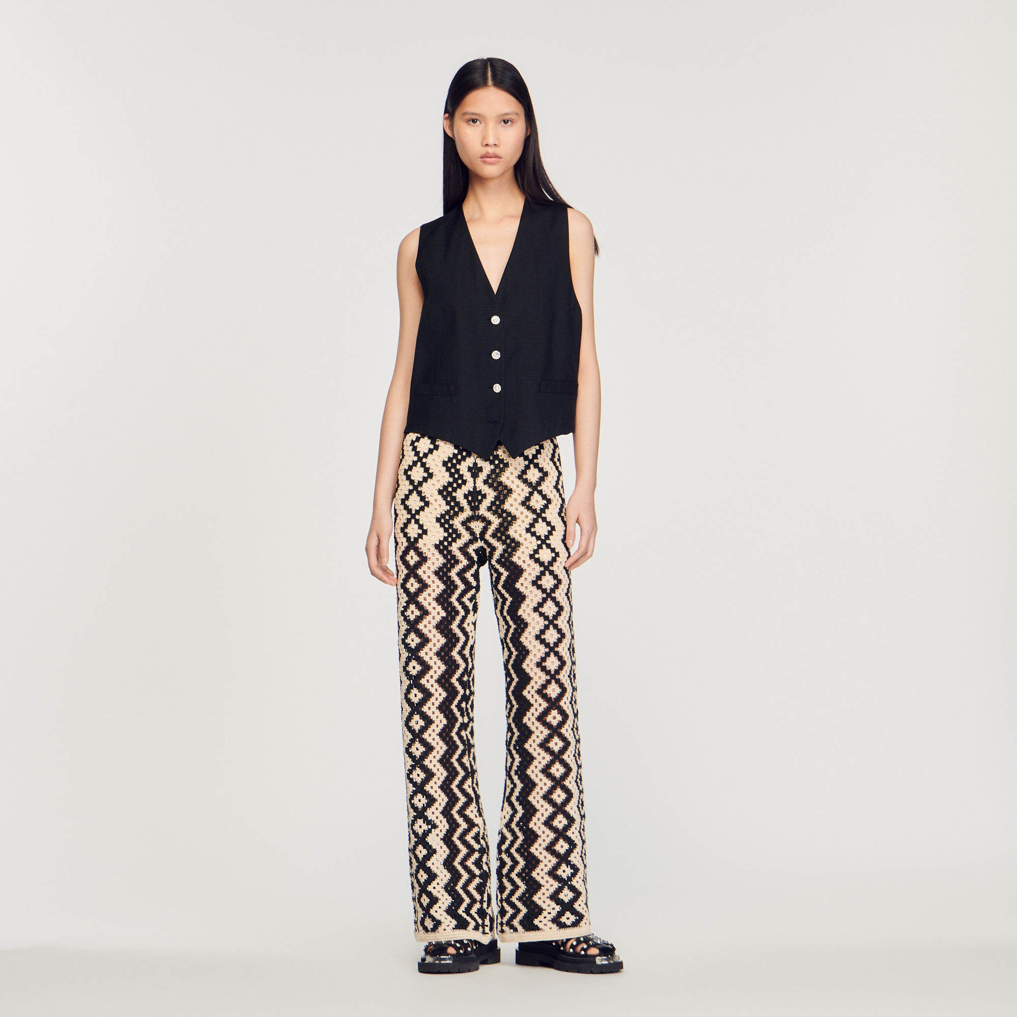 Pantalon en maille