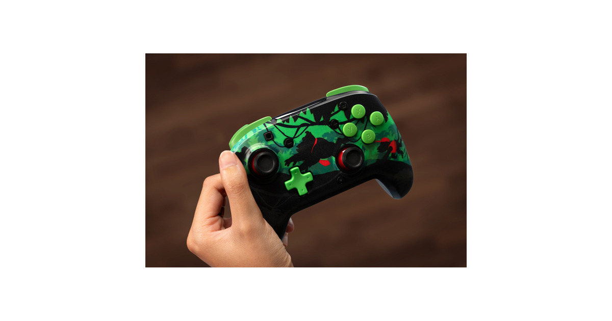 Turtle BeachRematch draadloze gamingcontroller – Donkey Kong  (Zwart/groen, Nintendo Switch, Nintendo Switch Lite, Nintendo Switch - OLED-model, Nintendo Switch 2)
