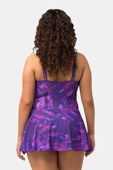 Badekleid, Blätter, Softcups, Raffung