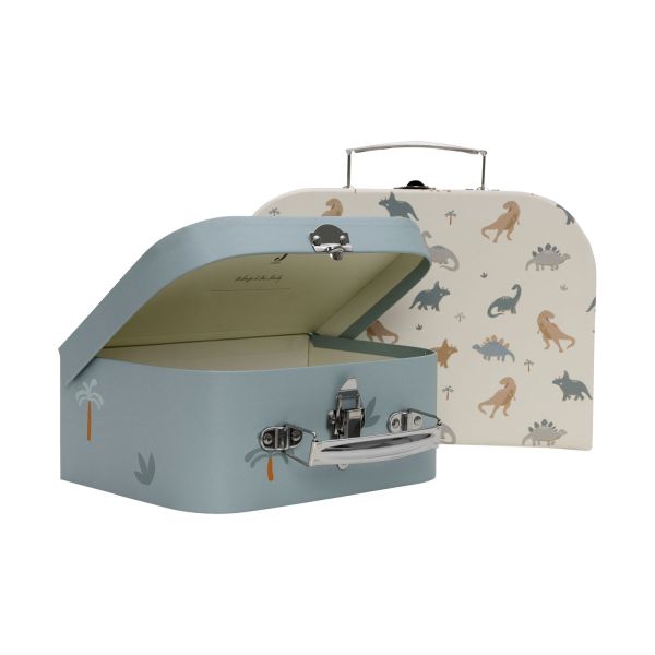 Jollein Roarsome Speelkofffertjes - 2 Stuks