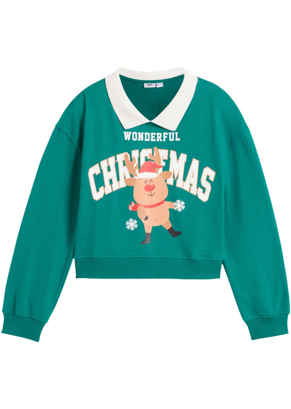 Sweat-shirt fille avec motif de Noël