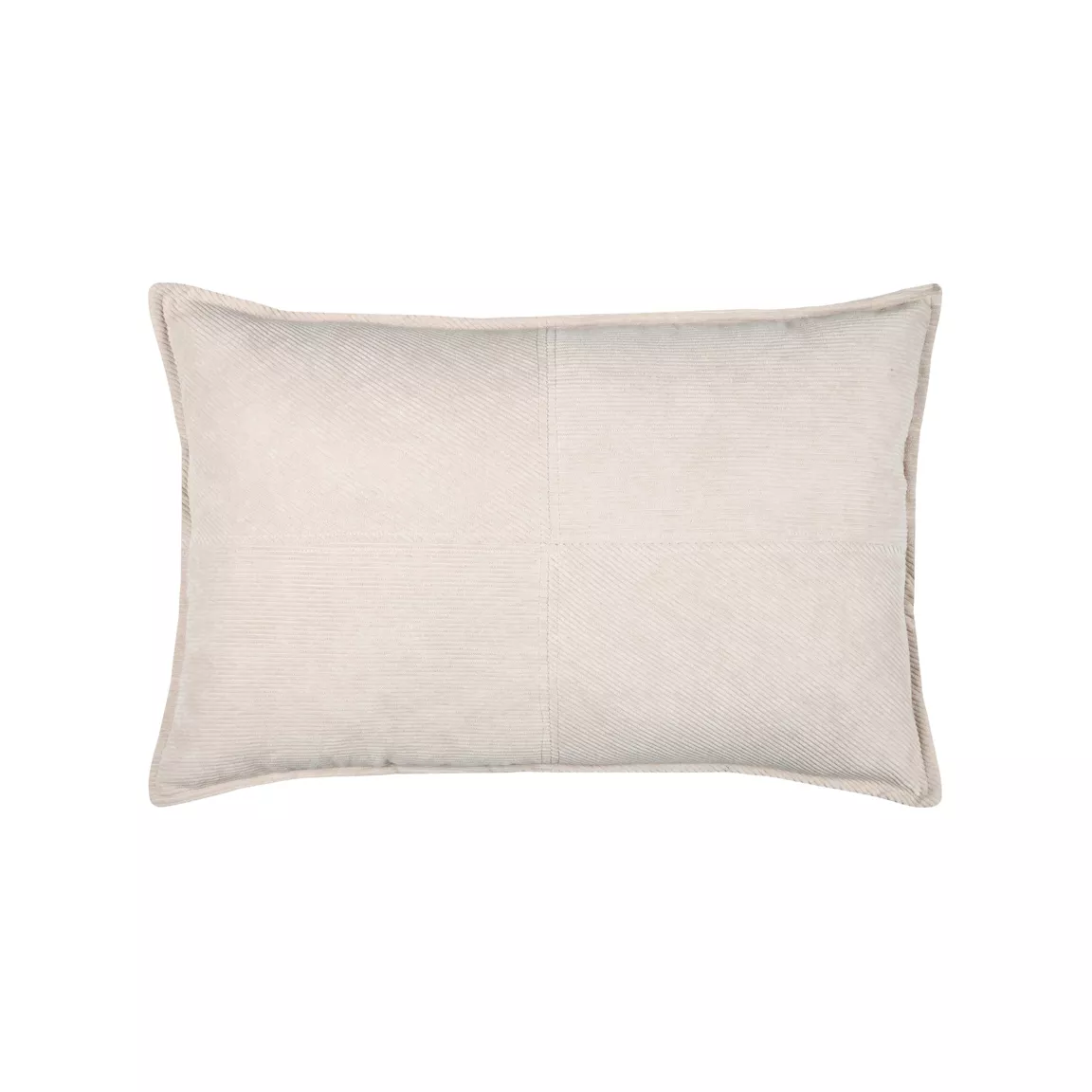 Coussin rectangulaire velours (40 x 60 cm) Dandy Beige