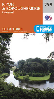 Ripon and Boroughbridge - OS Explorer Map 299 (Sheet map, folded)