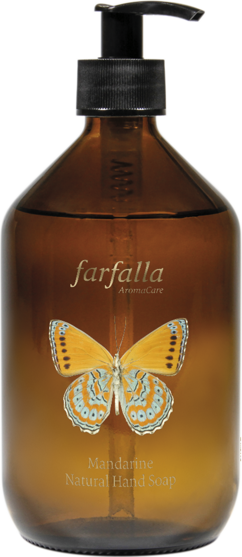 farfalla  Natürliche Handseife Mandarine, 500 ml