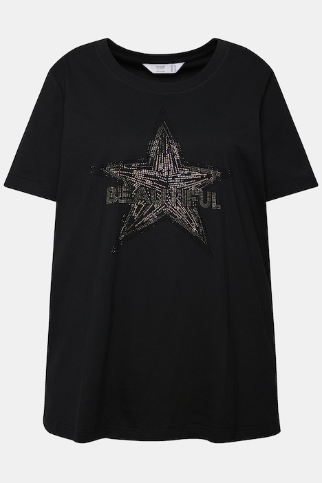 T-Shirt, Ziernieten-Stern, Halbarm