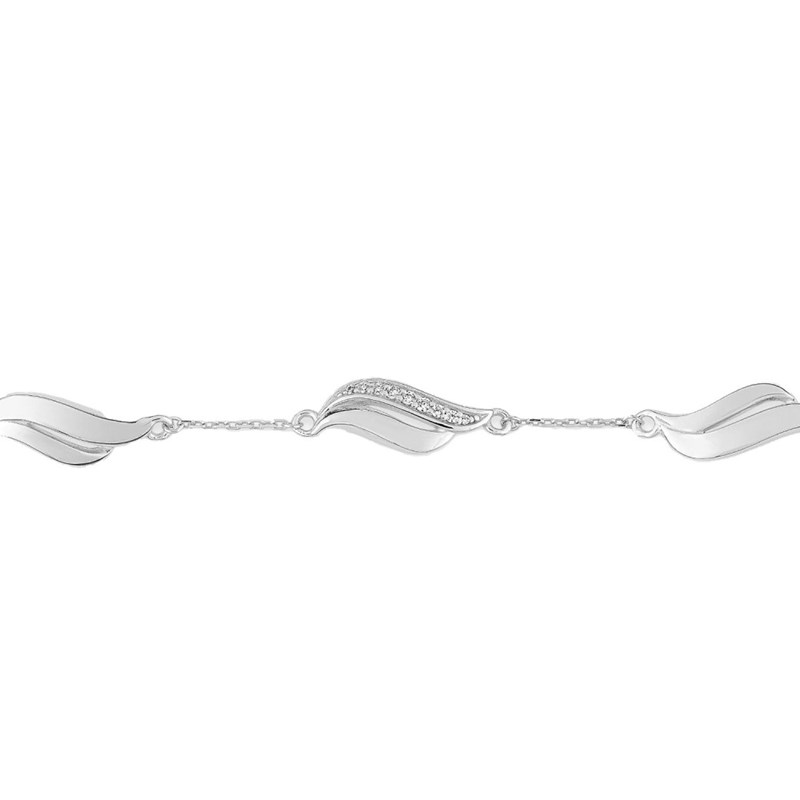 Bracelet Femme - Argent 925 - Longueur : 18 cm